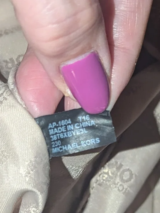 MICHAEL KORS Naomi Leather Tote with Braided Handles - Picture 13 of 16